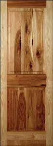 Pre-hung square top Rustic Hickory Doors are kept in-stock in a complete variety of sizes and finishes.Click on this image to go to our DOORS page. 